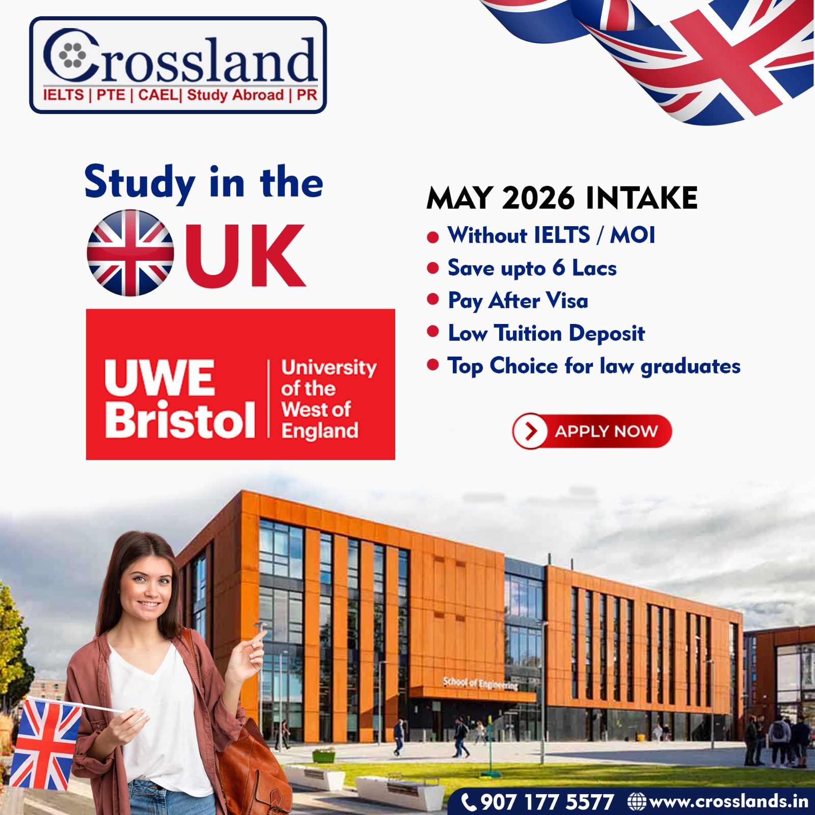 Crossland - 🎓 Study in the UK – May 2026 Intake Now Open! Dreaming of ...
