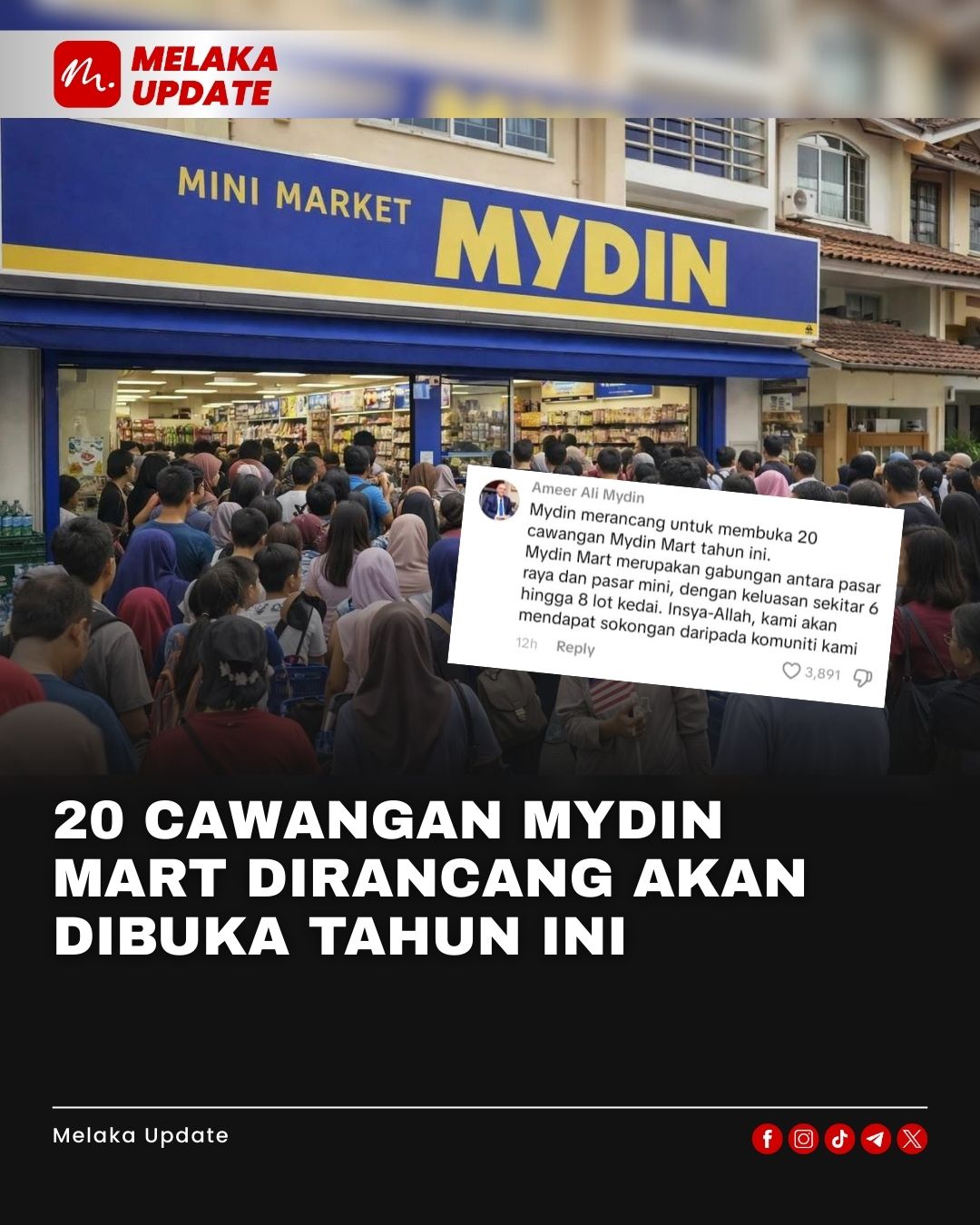 Melaka Update - KUALA LUMPUR – Pengarah Urusan Mydin,... | Facebook