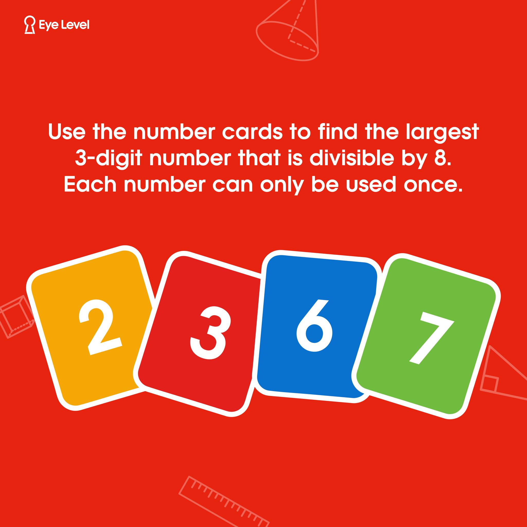 🌟 Join the fun math challenge! 🧠💡... - Eye Level Thailand