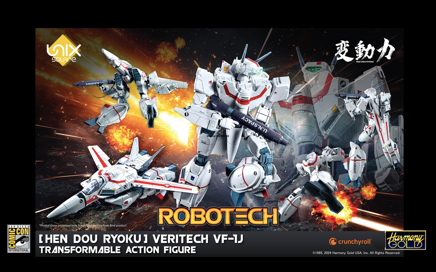 New #Robotech: The #Macross Saga toys from UnixSqare ORDER HERE