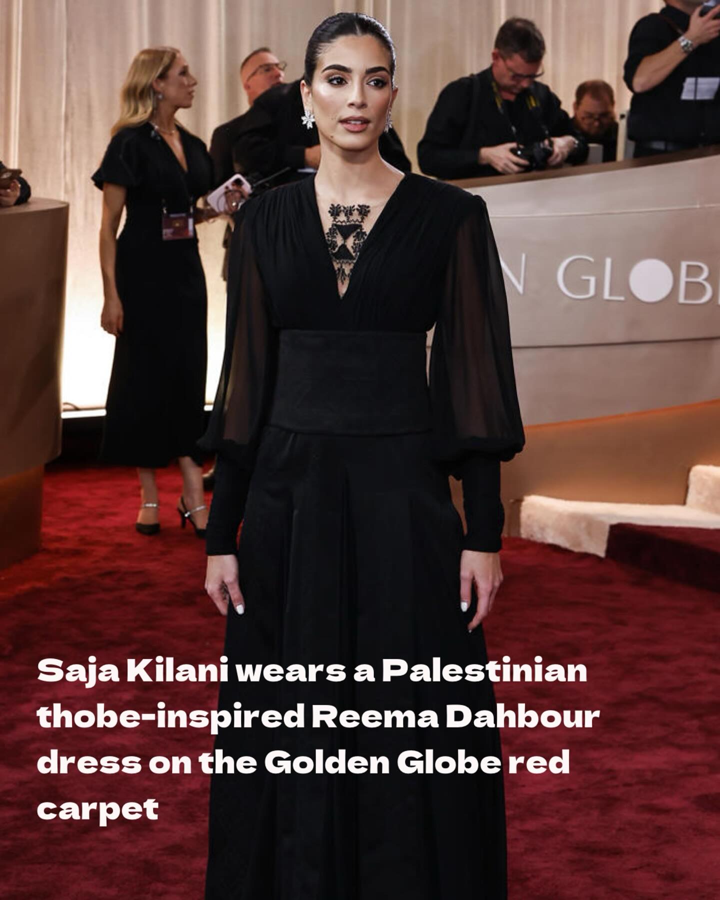 JDEED - Palestinian actress @sajakilani brought heritage to the ...