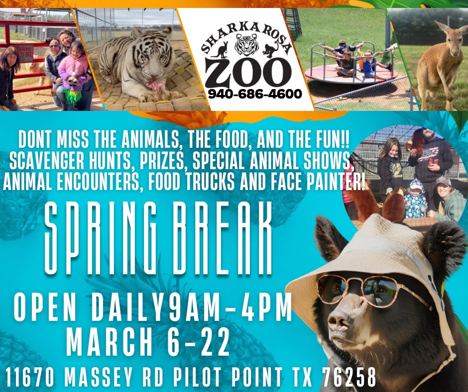 Spring break 2026 @ Sharkarosa Zoo