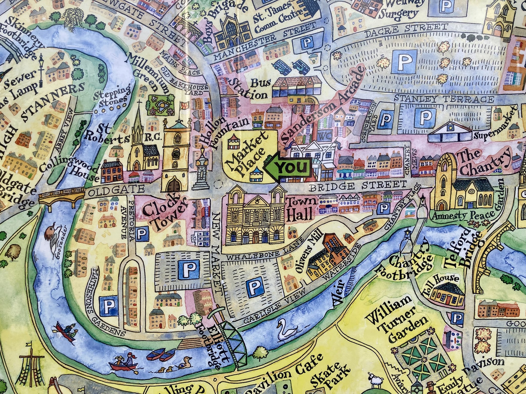 MorpethNewsTV - Town on the map: A new map of Morpeth, commissioned ...