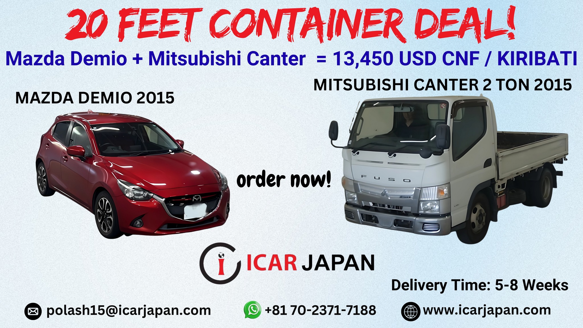 🚢 20FT CONTAINER DEAL for KIRIBATI 🇰🇮 🚢 🔥 Special Offer from
