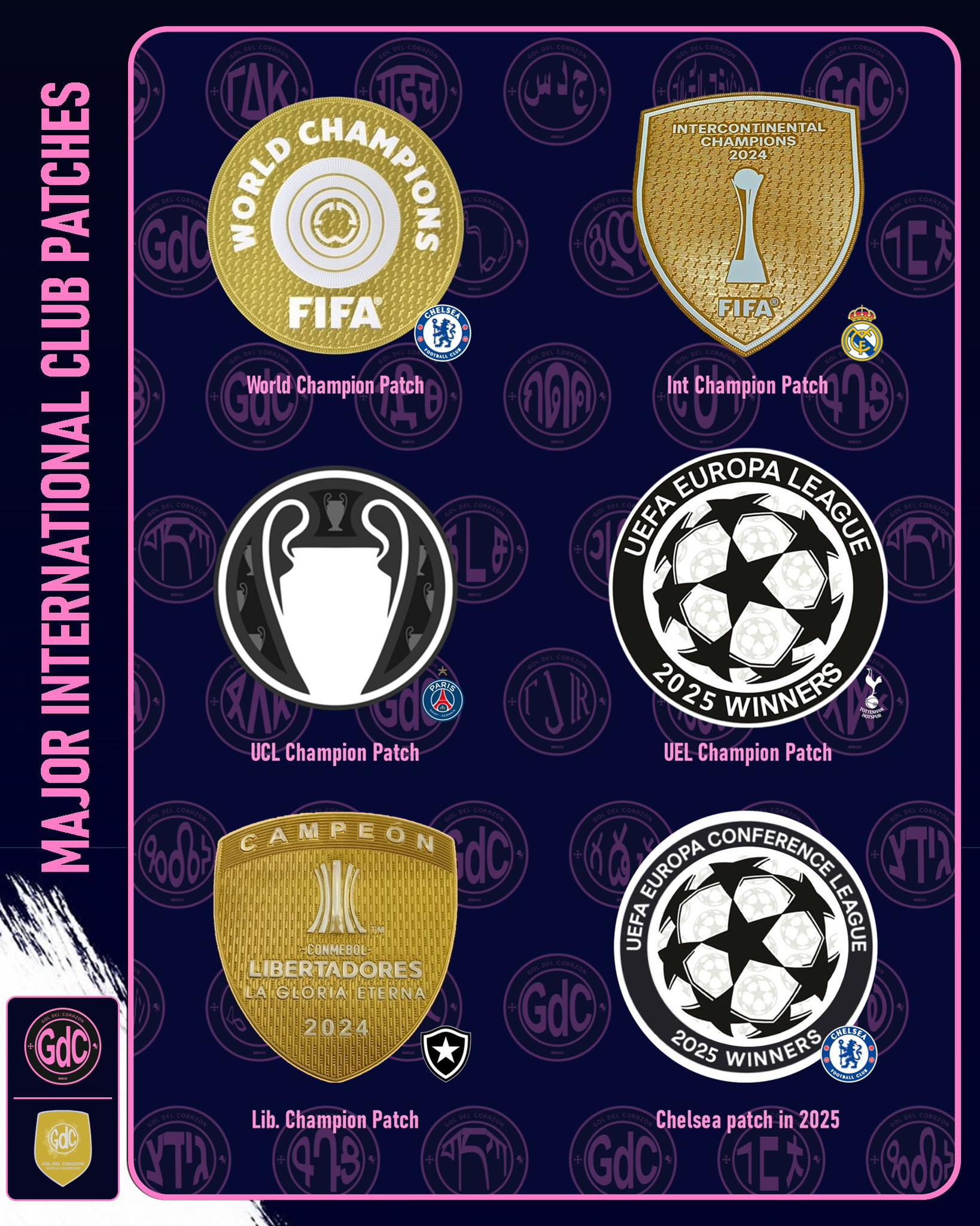 Gol del Corazón - The Main Patches of this season: - Los... | Facebook