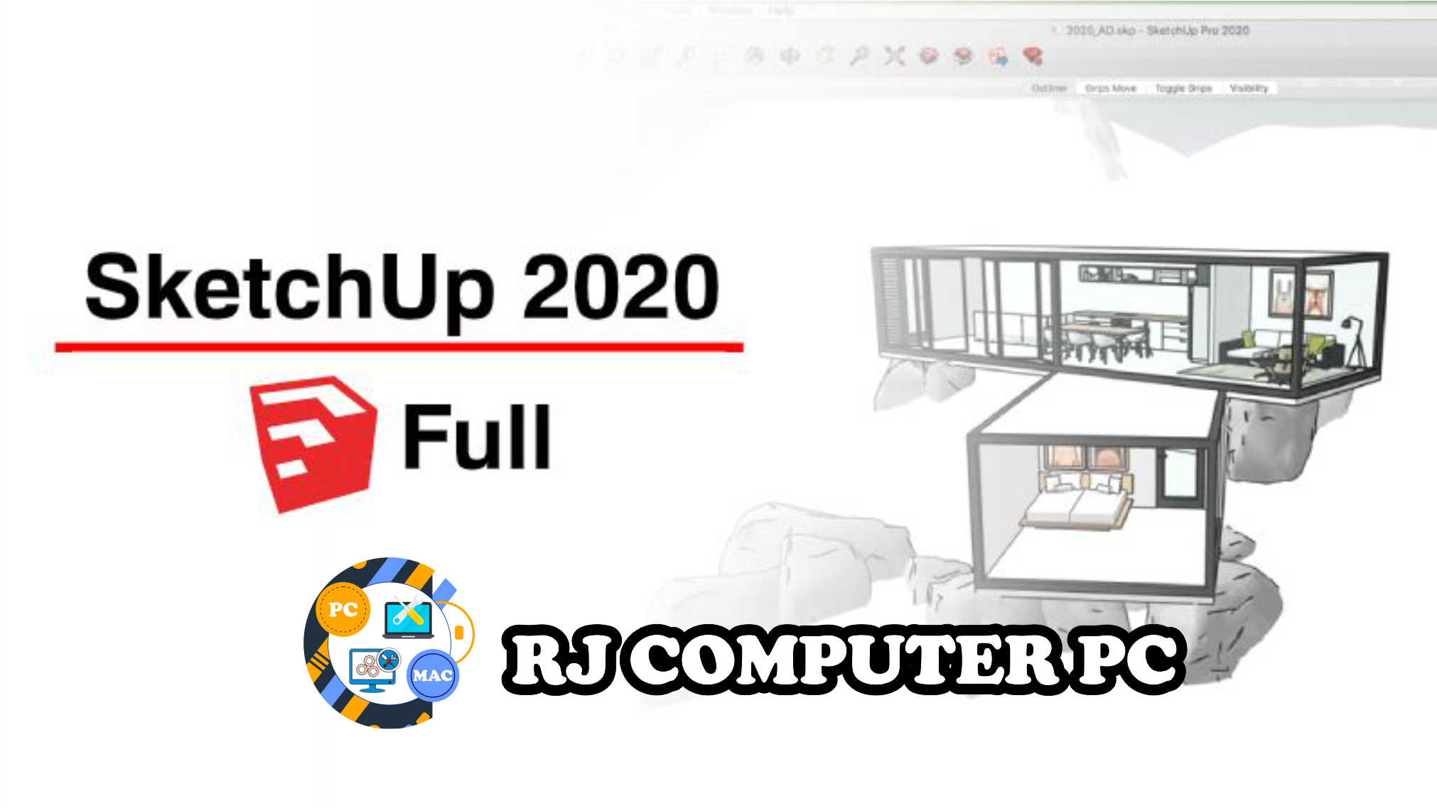 RJ Computer PC - SketchUp Pro 2020 * Es un software de...