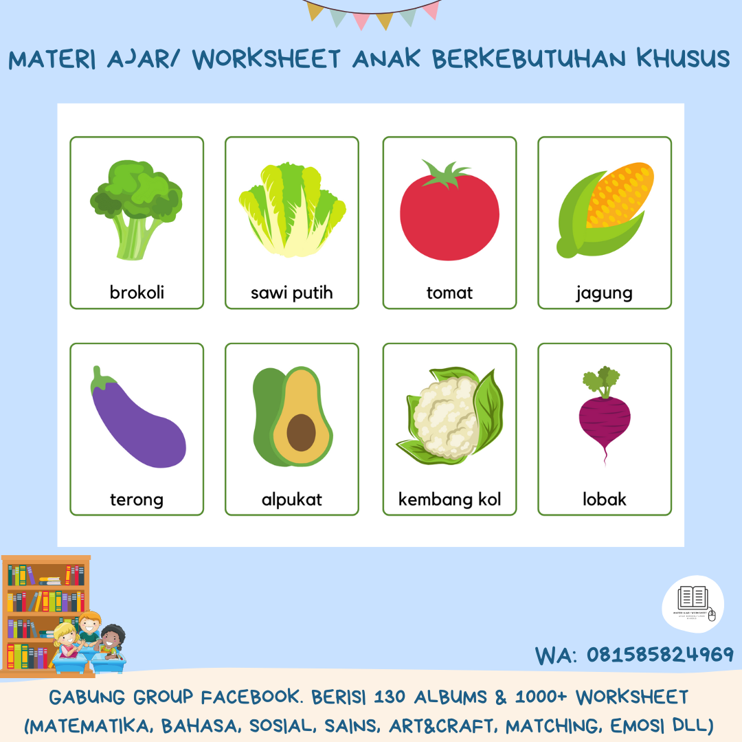 Flashcard... - Materi Ajar/ Worksheet Anak Berkebutuhan Khusus