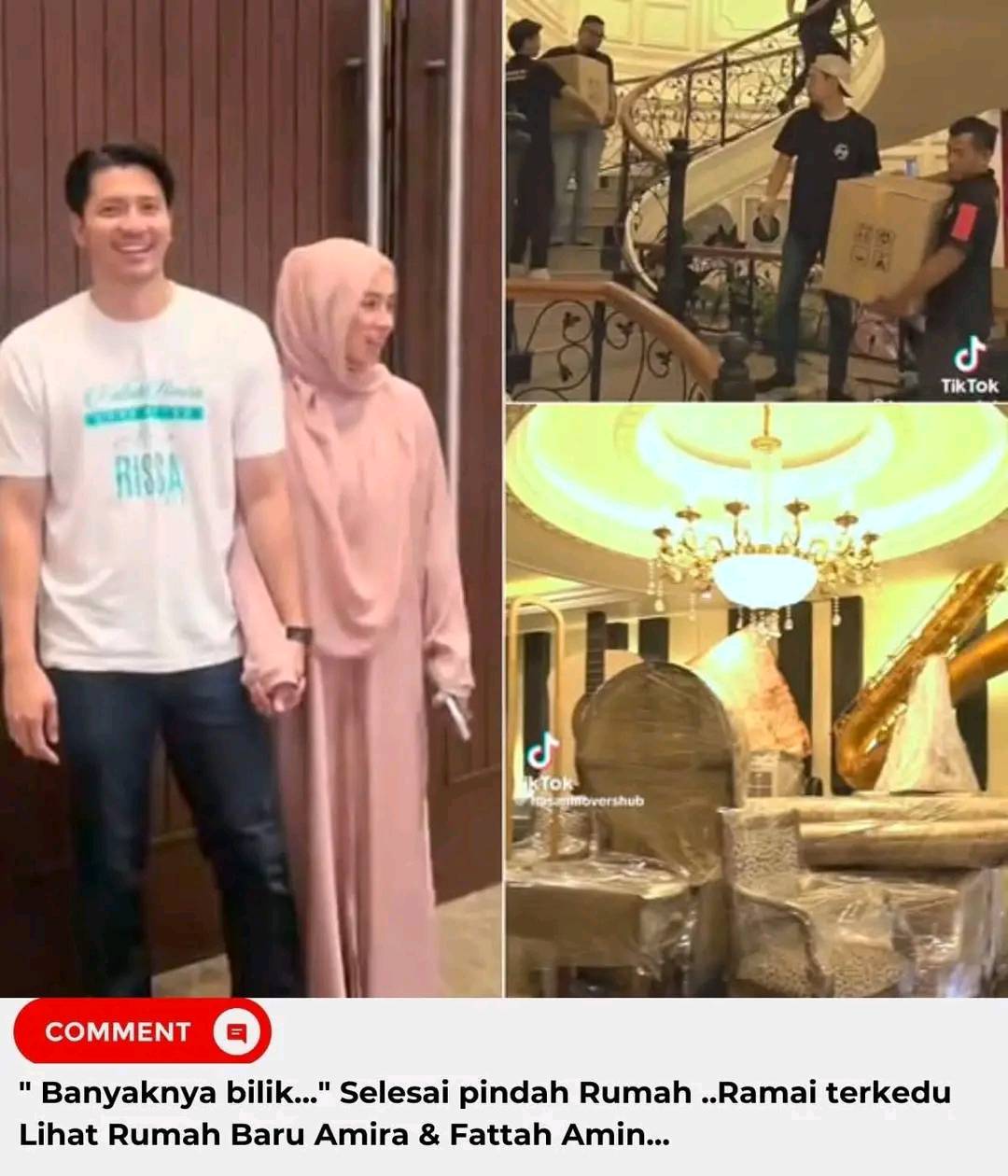 Mia - Netizen terkejut, fuhhh bukan biasa2 rumah Fattah, sebelum ni ...