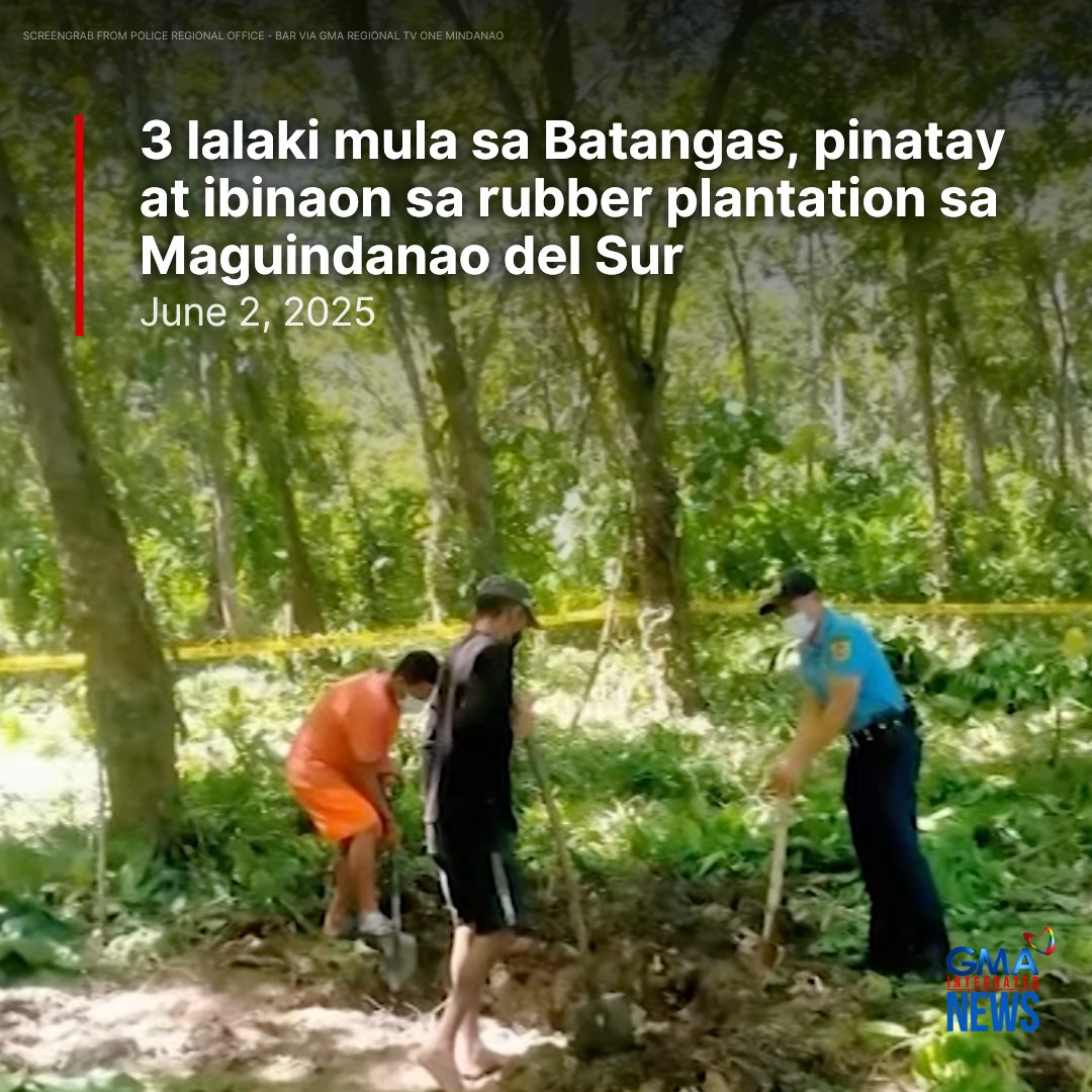 GMA - Tatlong lalaki na mula sa Batangas na naghatid lang umano ng ...
