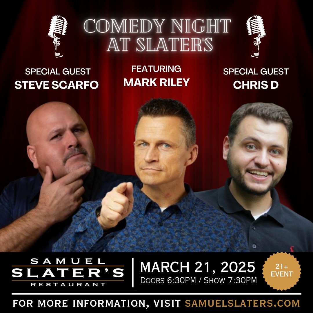 Samuel - Join us in Samuel Slater's Hall TONIGHT for Comedy Night with ...