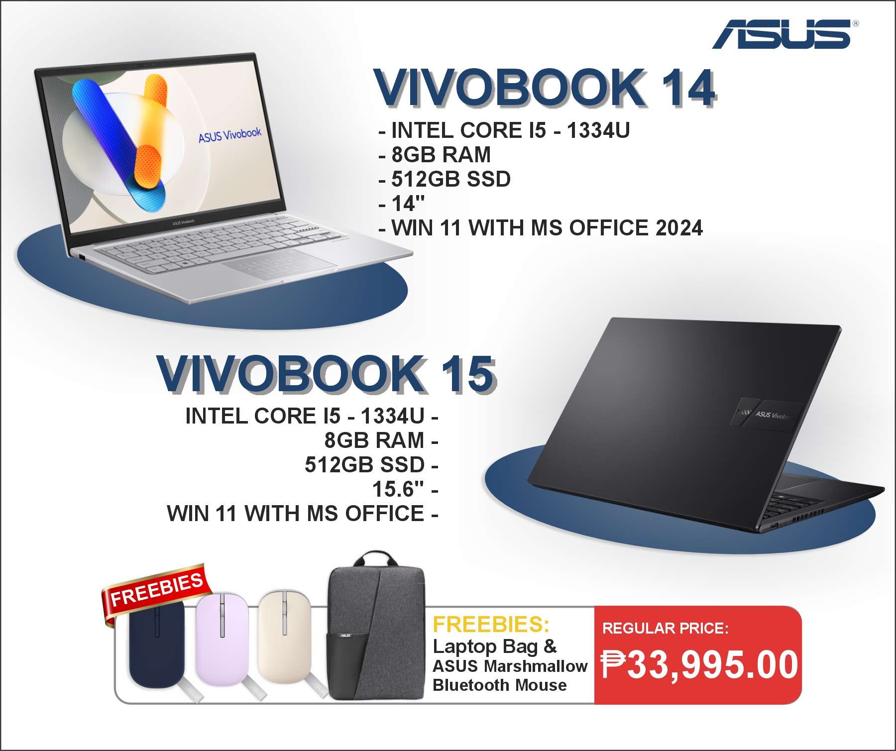 CHECK THIS OUT!! NOW AVAILABLE!! 1. ASUS VIVOBOOK 14 X1404VA 