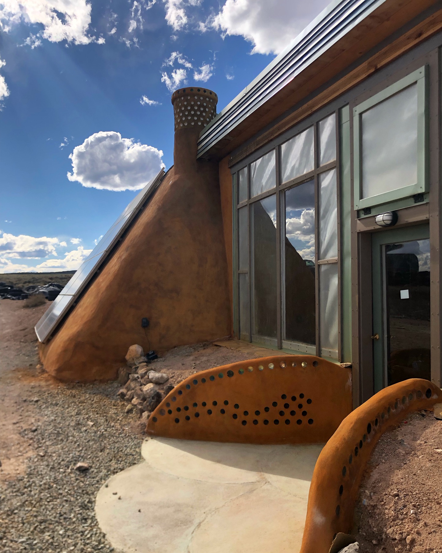 Curated visual reference: Fresh Look at Earthship Living In An Earthship Means Living With The Earth