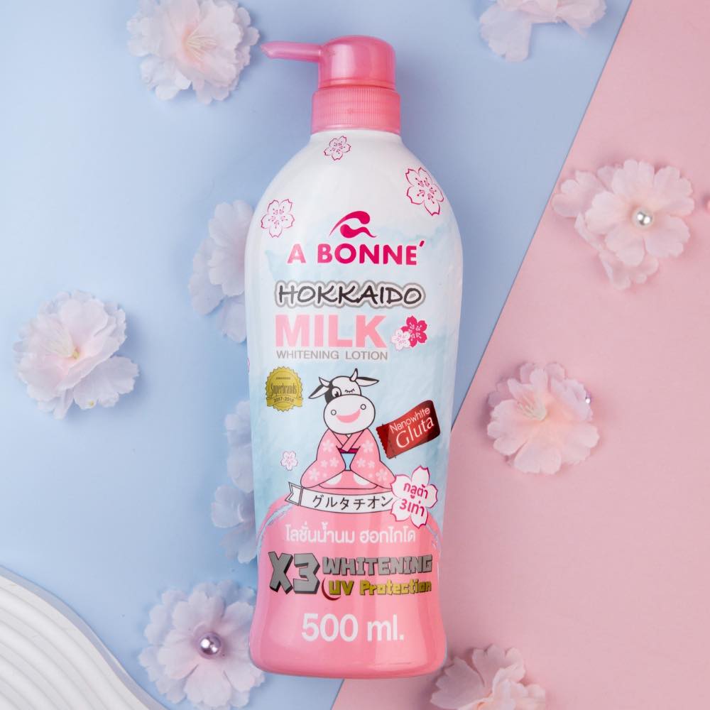 abonne nano white glutathione Lotion Hokkaido Milk Gluta. Whitening lotion ammonia-free