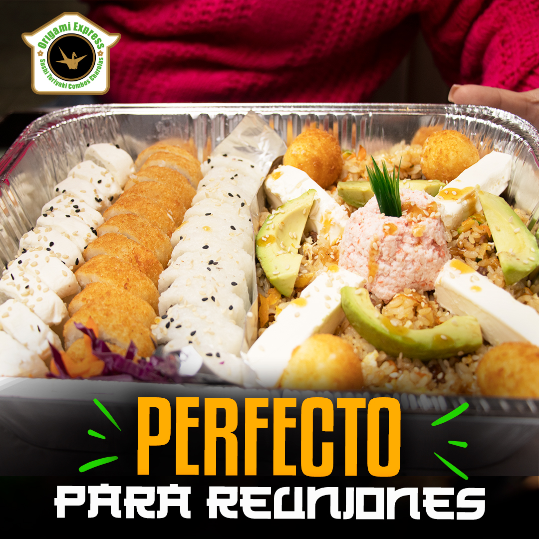 Origami - Las charolas 𝒑𝒆𝒓𝒇𝒆𝒄𝒕𝒂𝒔 𝒑𝒂𝒓𝒂 𝒕𝒖𝒔 𝒓𝒆𝒖𝒏𝒊𝒐𝒏𝒆𝒔 🥢🍣 Lleva todo el ...