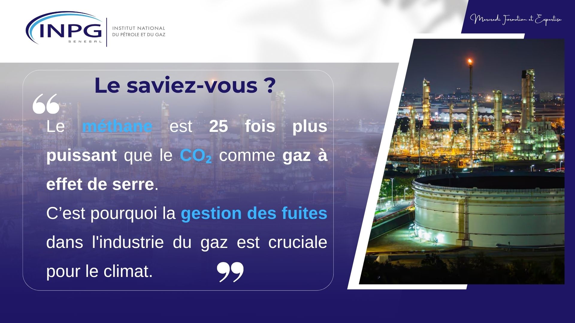 INPG - Institut National du Pétrole et du Gaz | Dakar
