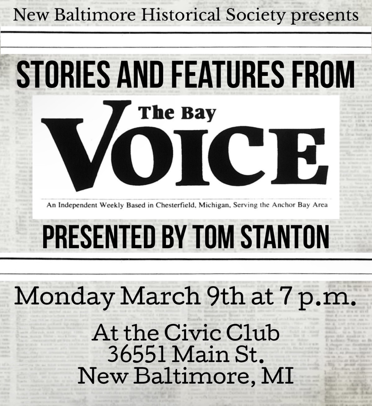 Membership meeting- Stories and Features from The Bay Voice presented ...