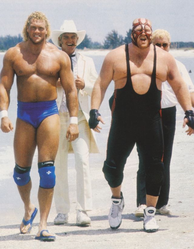 Harley Race. Sid, Vicious、VADER.Parker On this amazing throwback, Sid Vicious, Big Van Vader, manager Col
