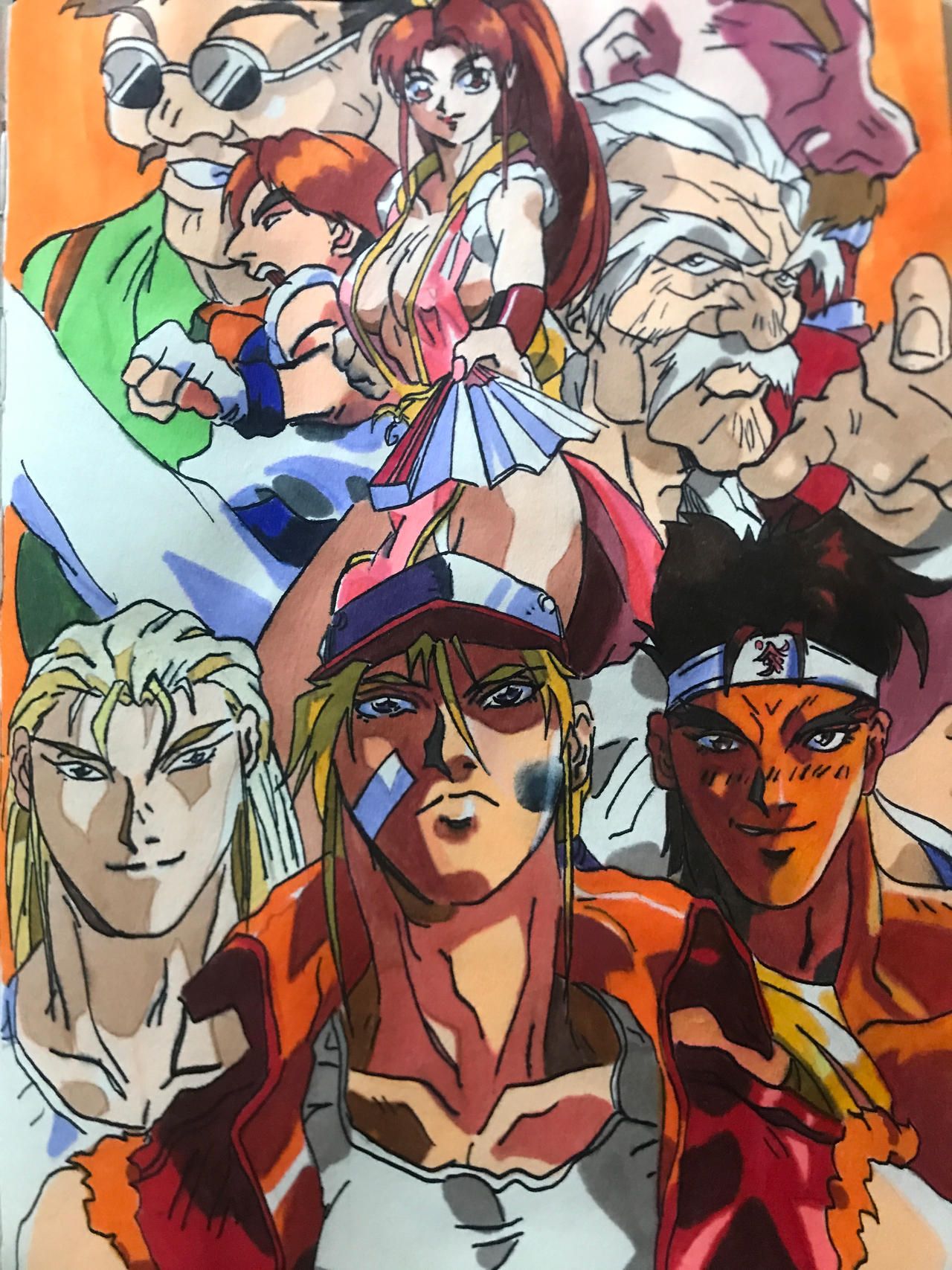 Fatal Fury: The Motion Picture artwork by Masami Obari