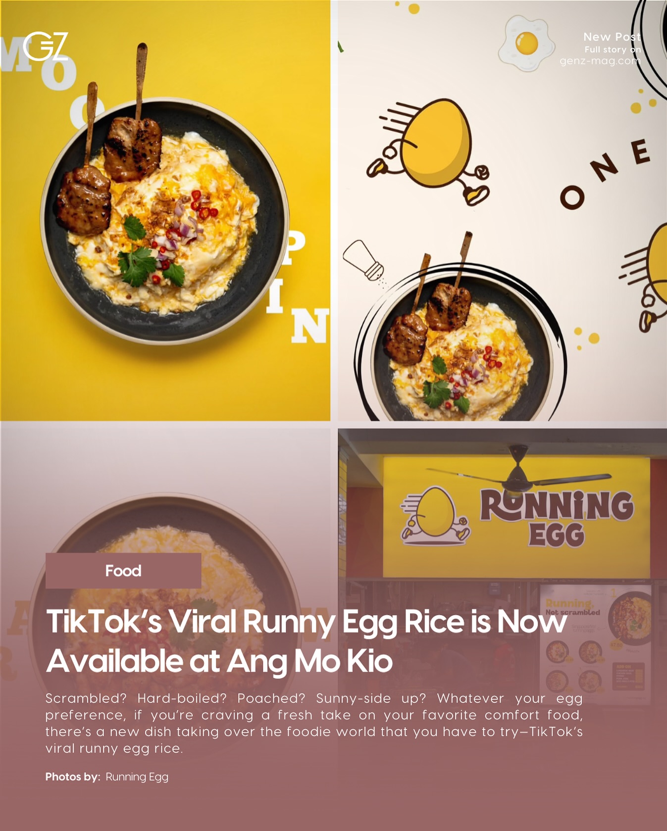 Gen-Z Magazine - TikTok’s viral runny egg rice is now in... | Facebook