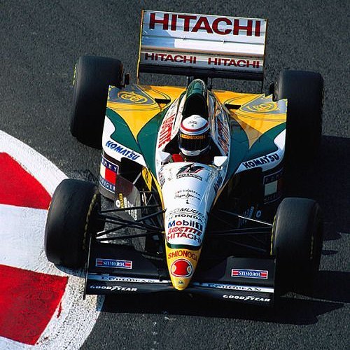 Alessandro Zanardi in 1994 French GP qualifying