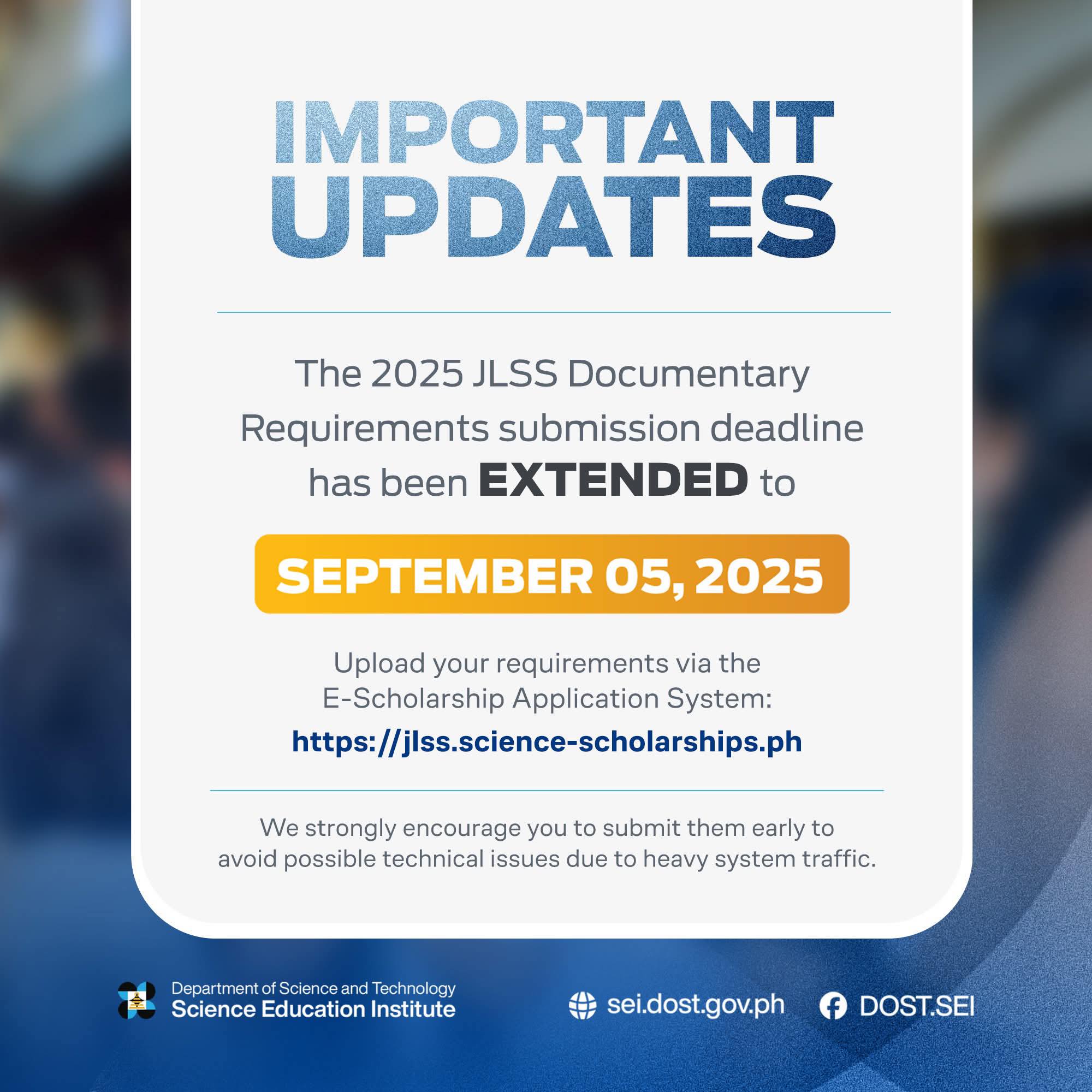 #2025JLSSUpdates | The... - DOST Regional Office No. IX | Facebook