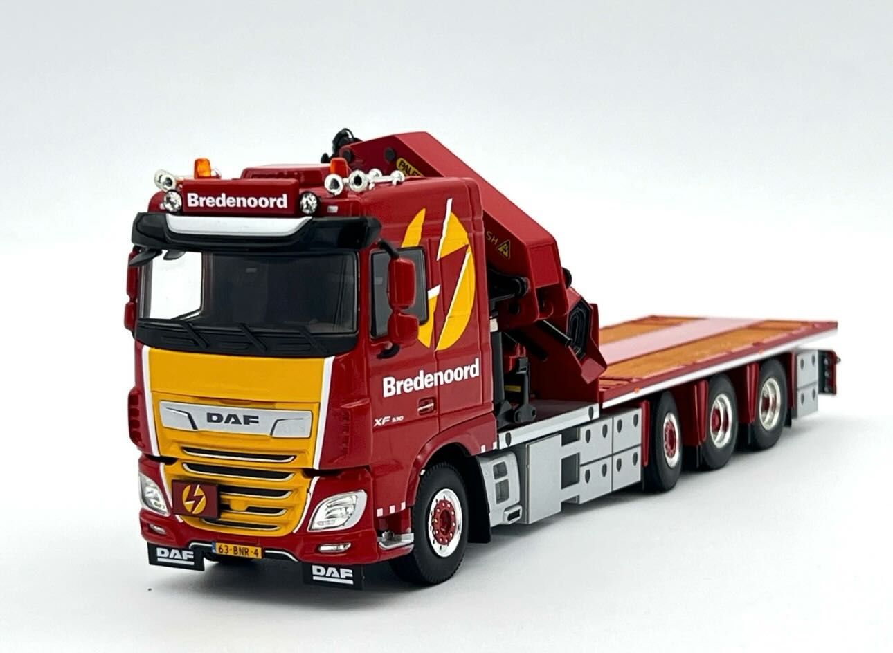 Modeltruckland - -DAF XF SC 8×2 tridem palfinger PK65002SH crane ...