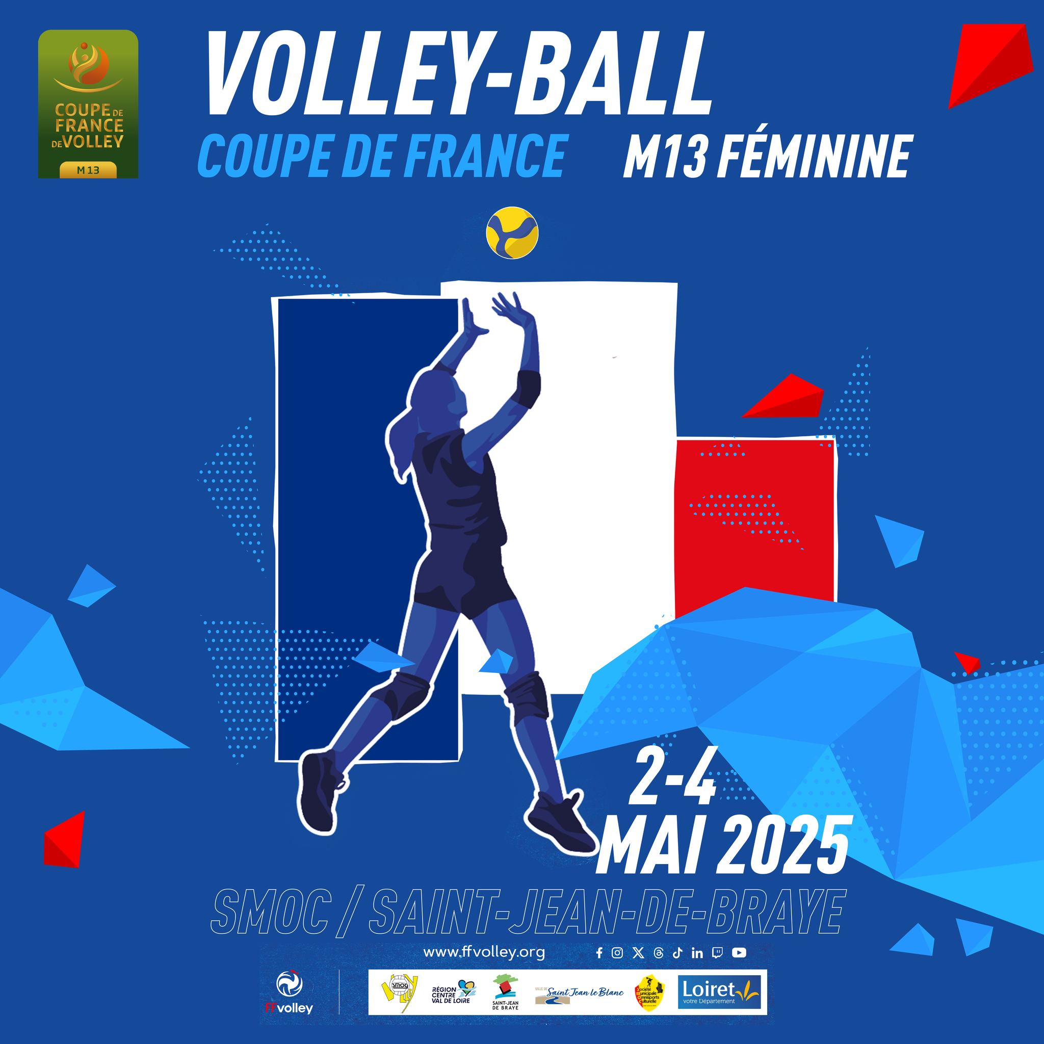 Smoc Volley - 🏐🇫🇷 La Coupe de France de volley M13 Filles... | Facebook