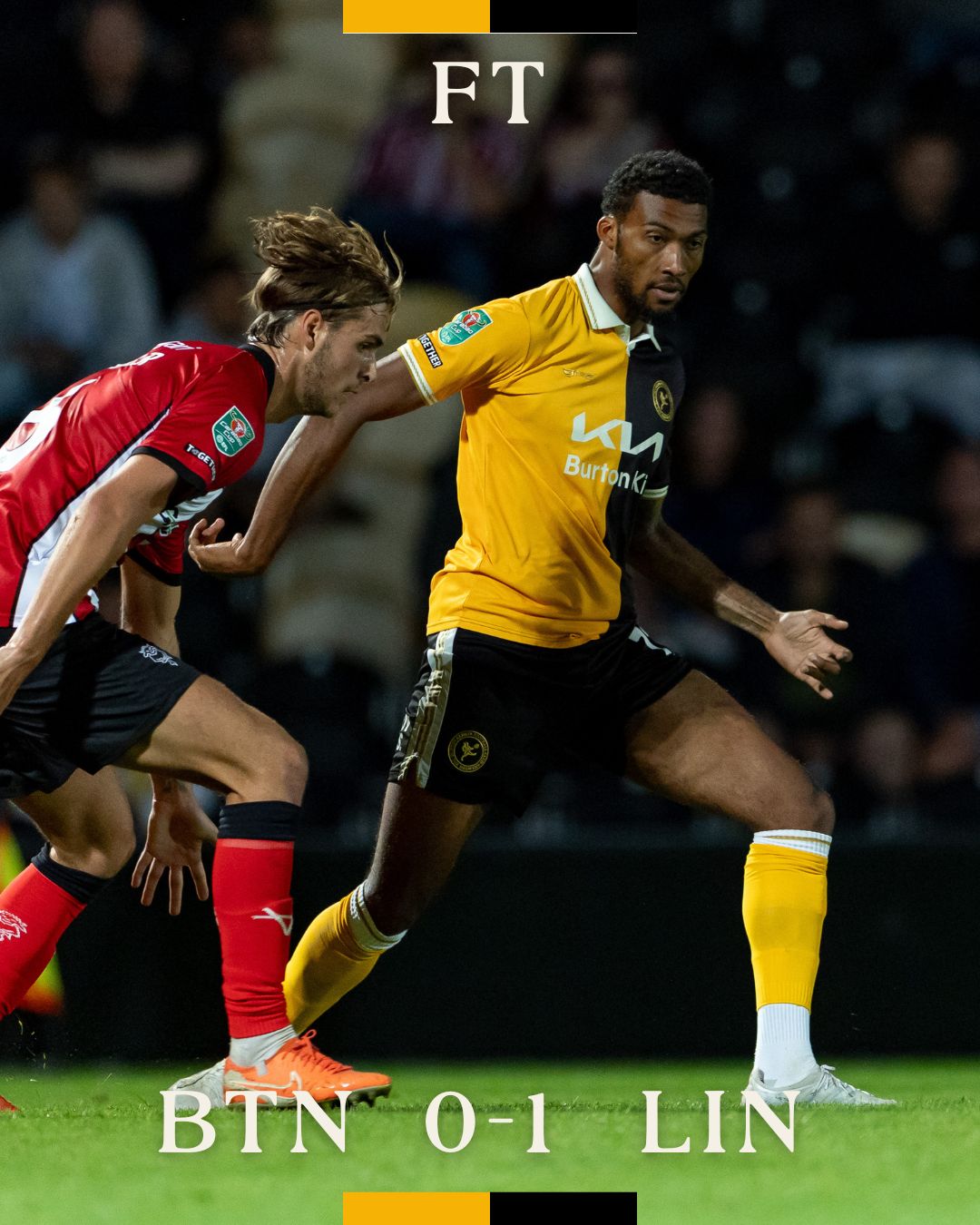 Lincoln strike late to end our Carabao... - Burton Albion FC | Facebook