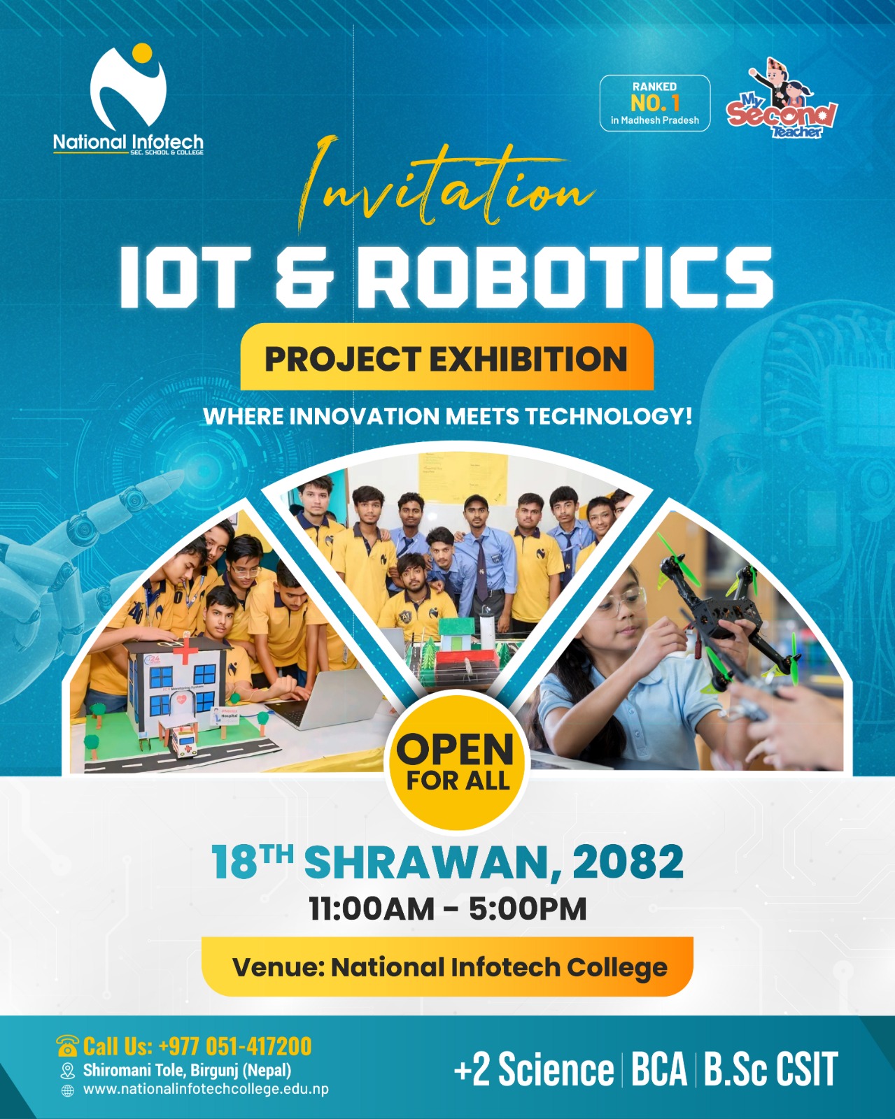 National - Join us at National Infotech College for the IOT & Robotics ...