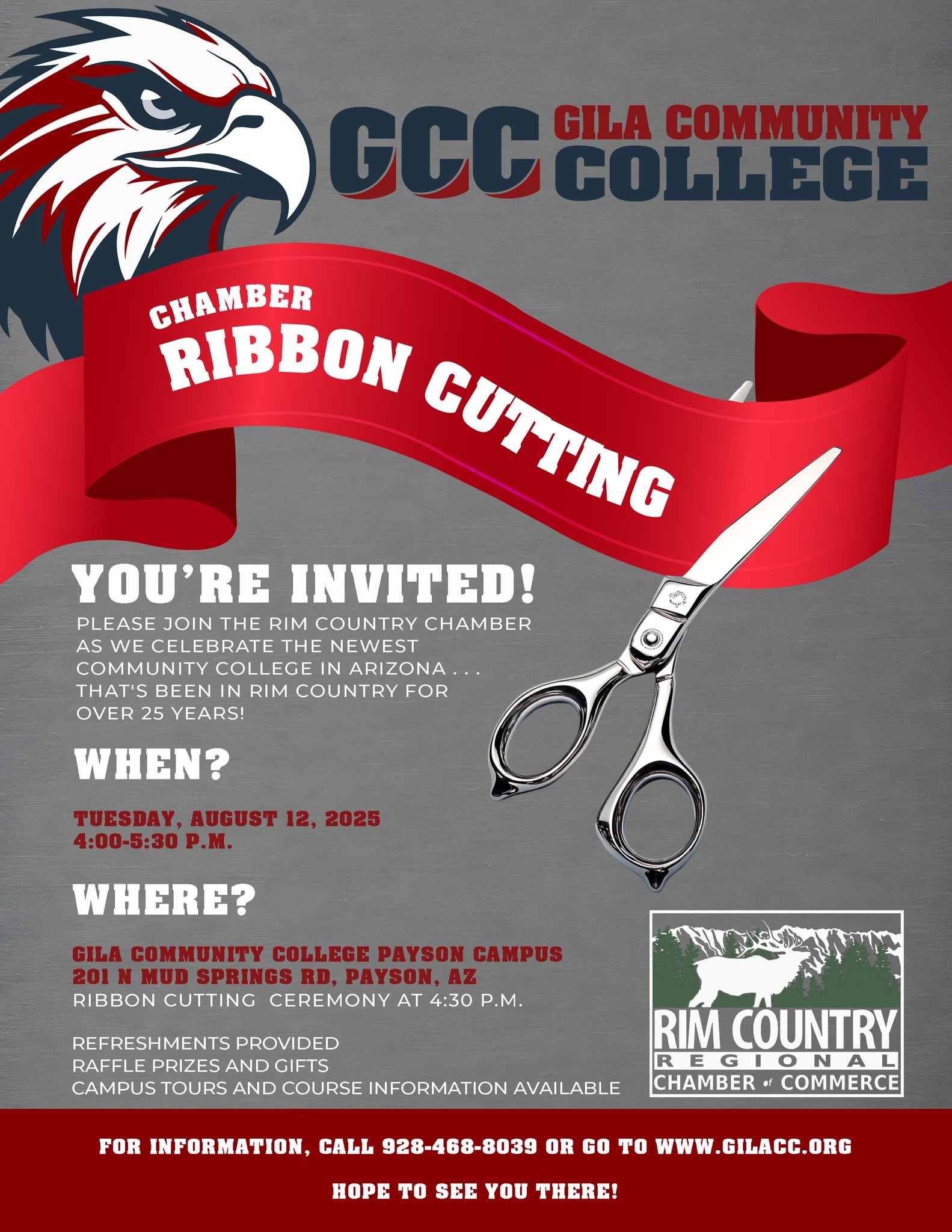 Rim - Please join us in welcoming Gila Community College Payson Campus ...