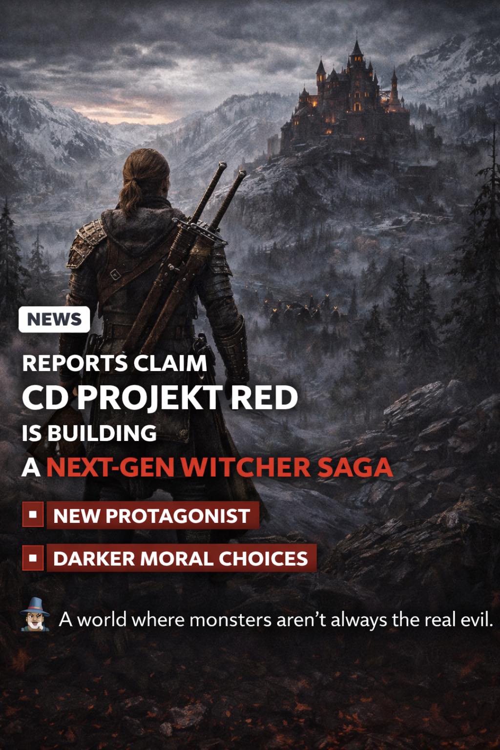 Ps5 4K Gamez - 🐺🔥 THE WITCHER IS ENTERING A DARKER ERA.... | Facebook