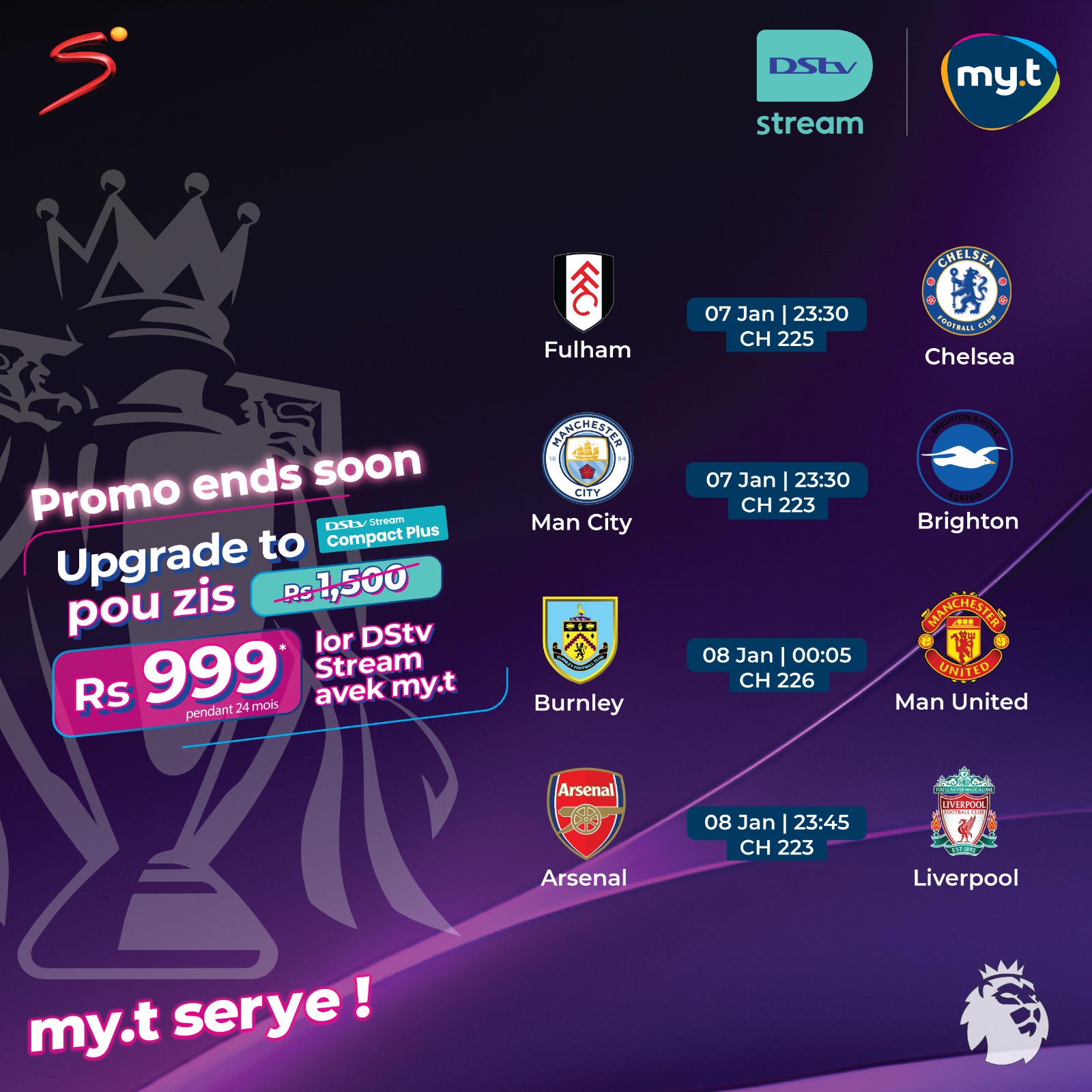 ⚽ Premier League is BACK this week.... - Mauritius Telecom | Facebook