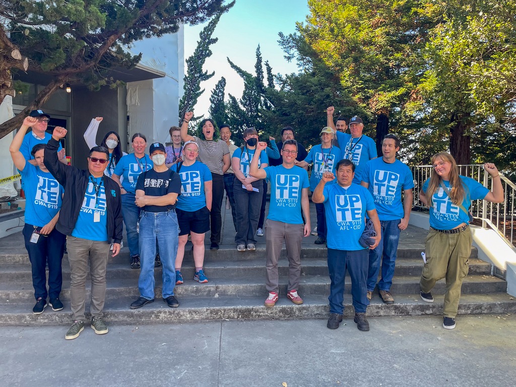 UPTE-CWA - UPTE members at Lawrence Berkeley National Lab took a break ...