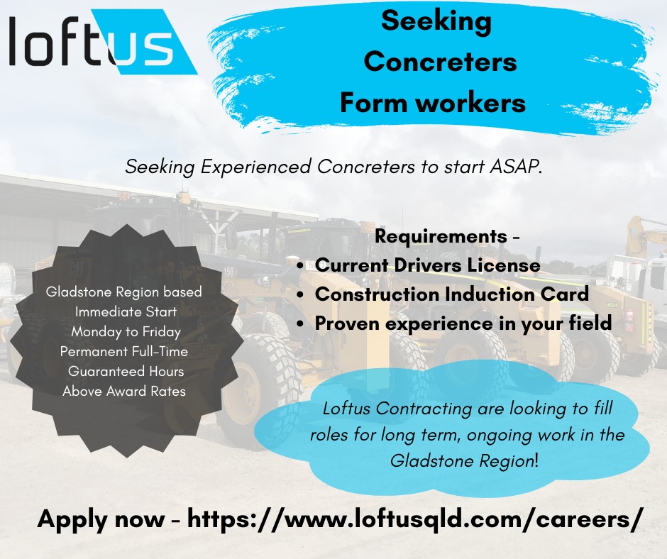 Loftus Contracting Pty Ltd | Gladstone QLD