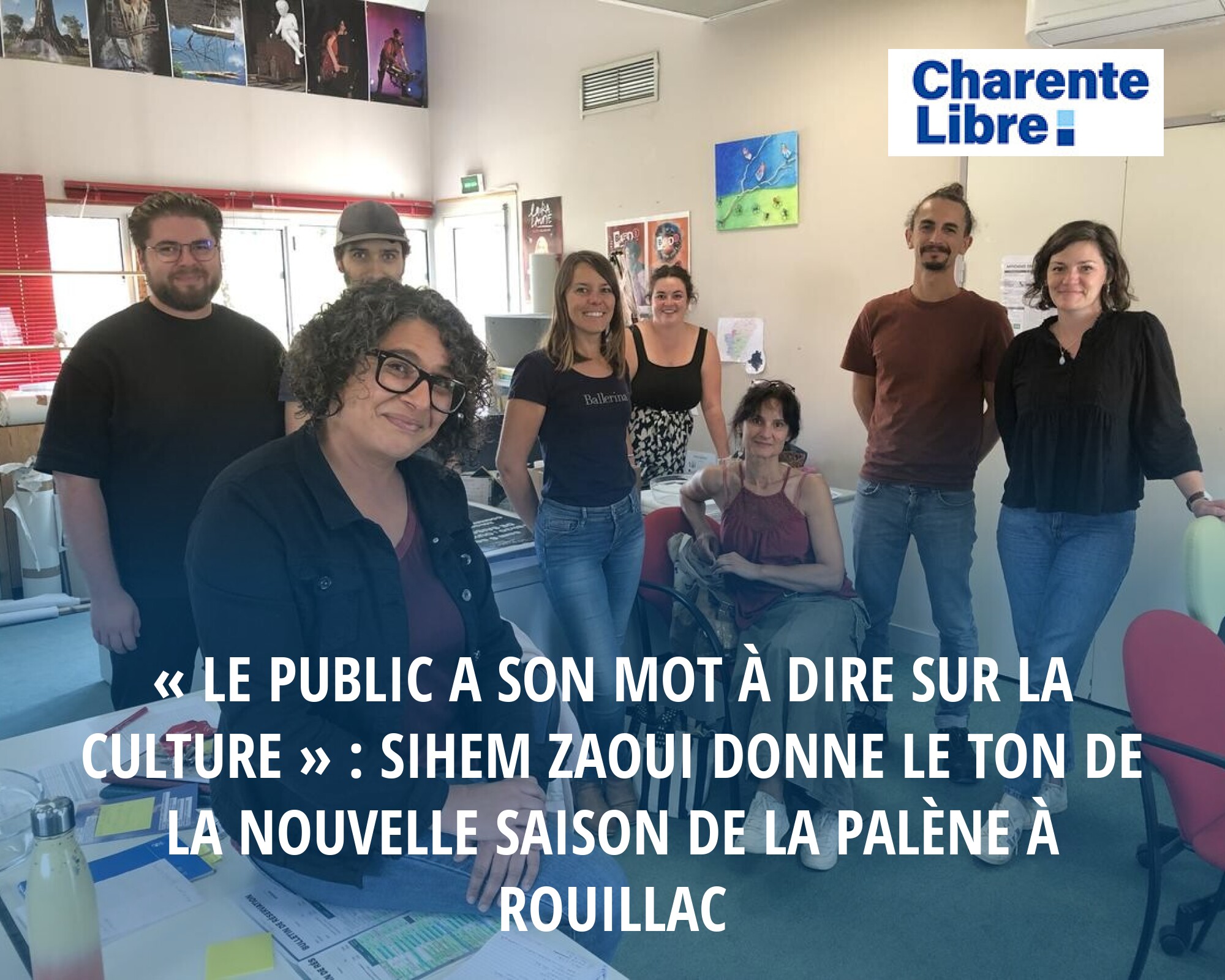 Charente - « Le public a son mot à dire sur la culture » : Sihem Zaoui ...