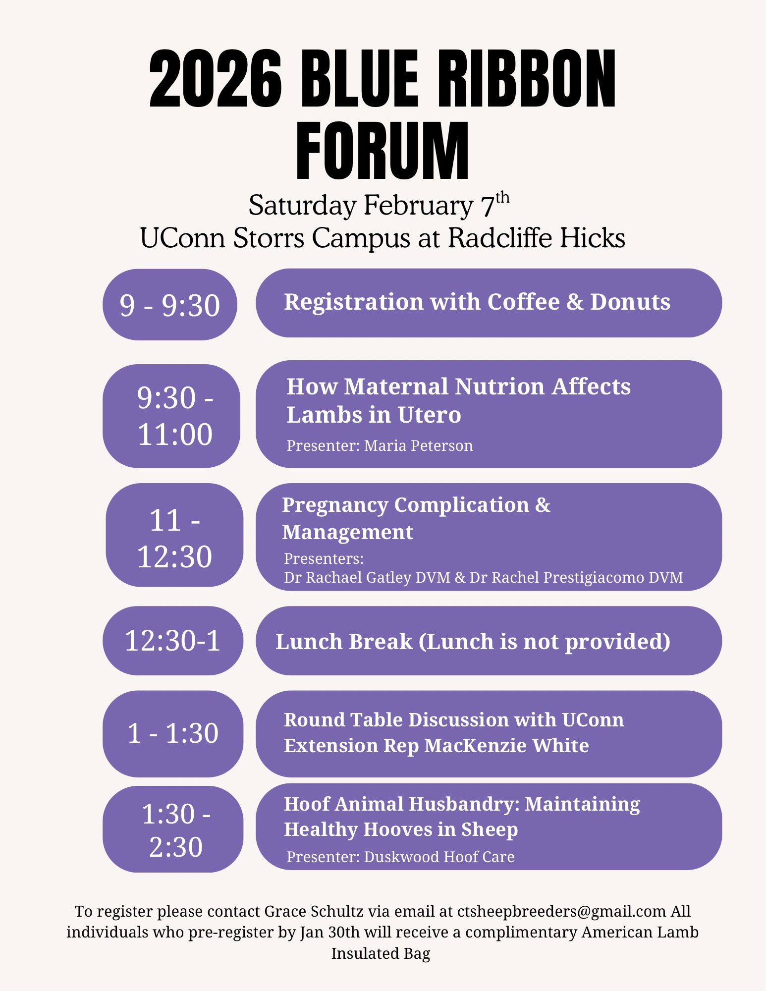 2026 Blue Ribbon Forum
