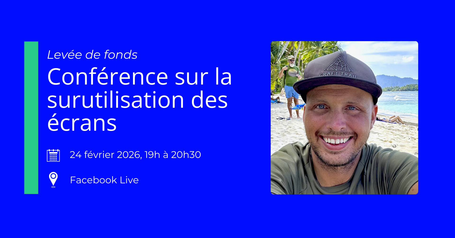 Conférence sur la surutilisation des écrans pour levée de fonds de ...