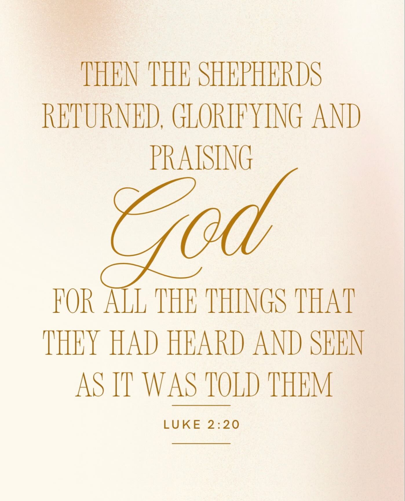 “Then the shepherds returned,... - House of Prayer Church | Facebook