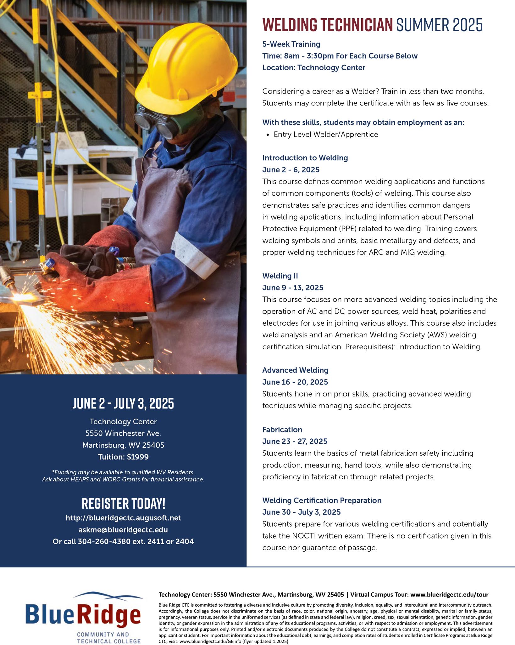 Have you been... - Blue Ridge Community and Technical College