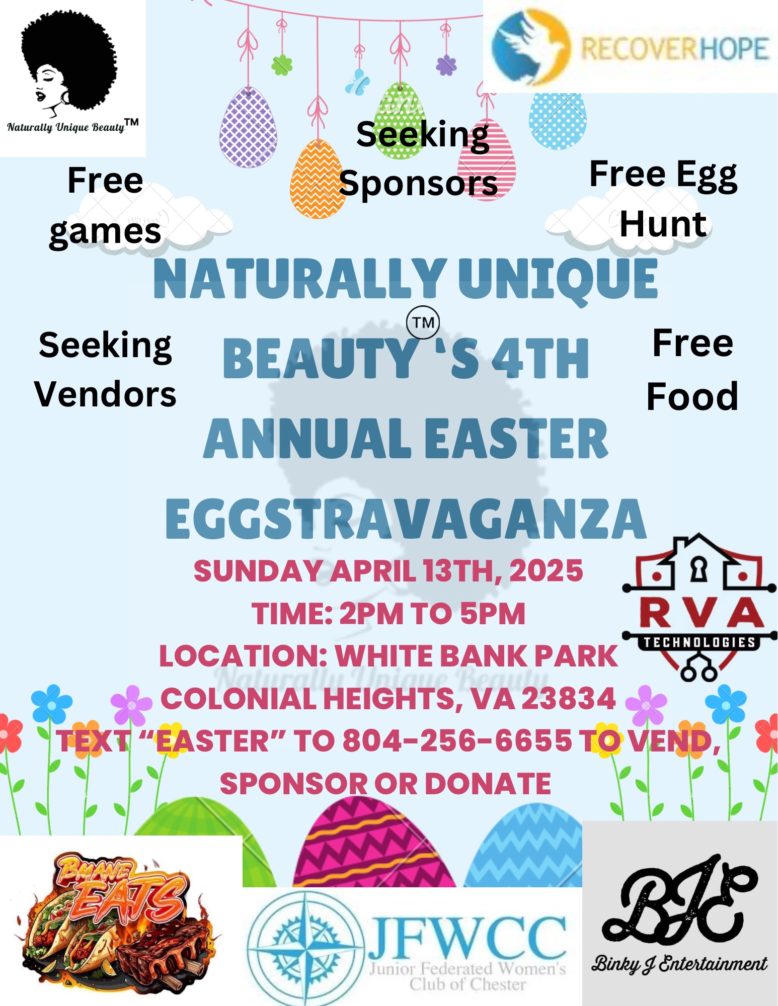 4th Annual Easter Eggstravaganza brought to you by Naturally Unique ...