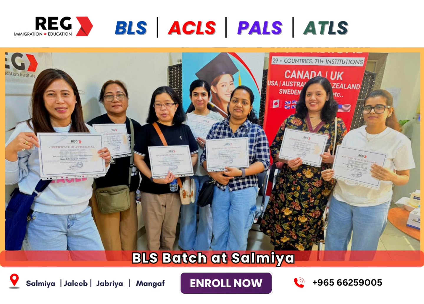 REG - 🎉 Congratulations to Our BLS Graduates – Salmiya Batch! 🩺🚑 Well ...