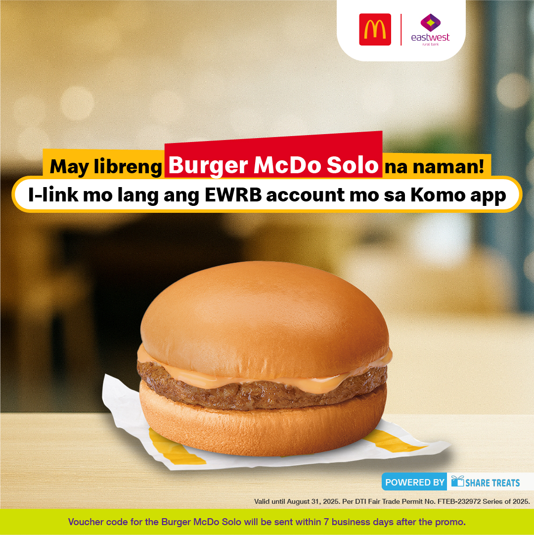 Komo - May libreng Burger McDo Solo na naman, when you... | Facebook