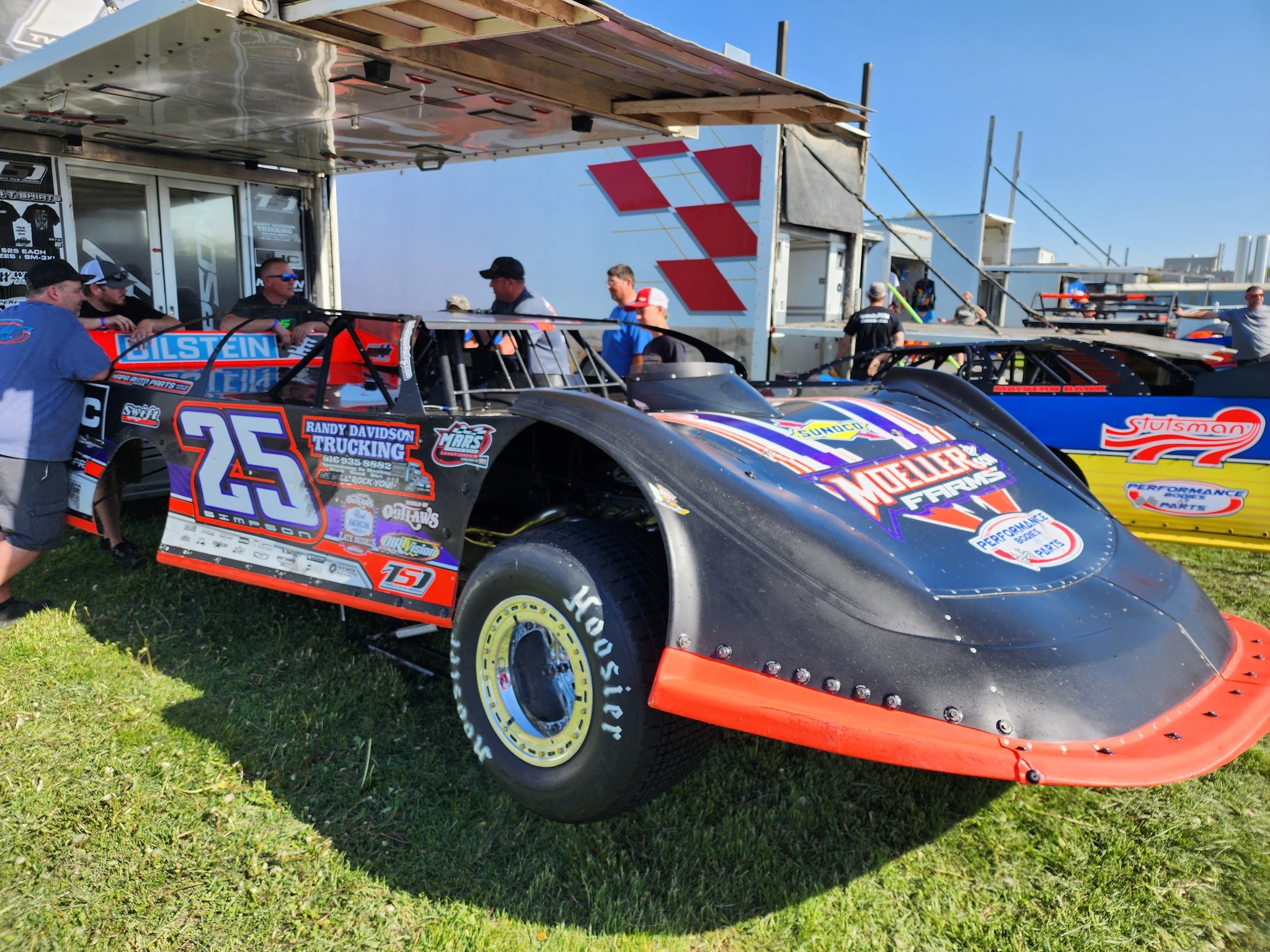 Super - Chad Simpson is our top point driver through heat race action ...