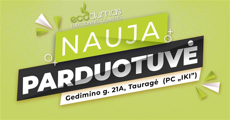 Ecodumas Elektroninės... - Ecodumas Elektroninės Cigaretės