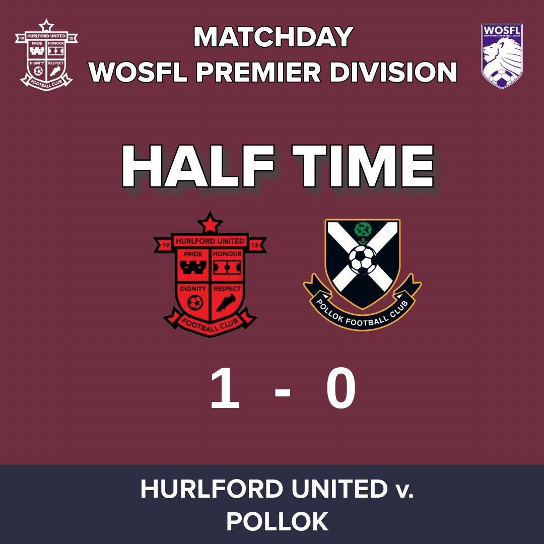Hurlford - HALF TIME: Hurlford 1-0 Pollok The Ford lead at the break ...