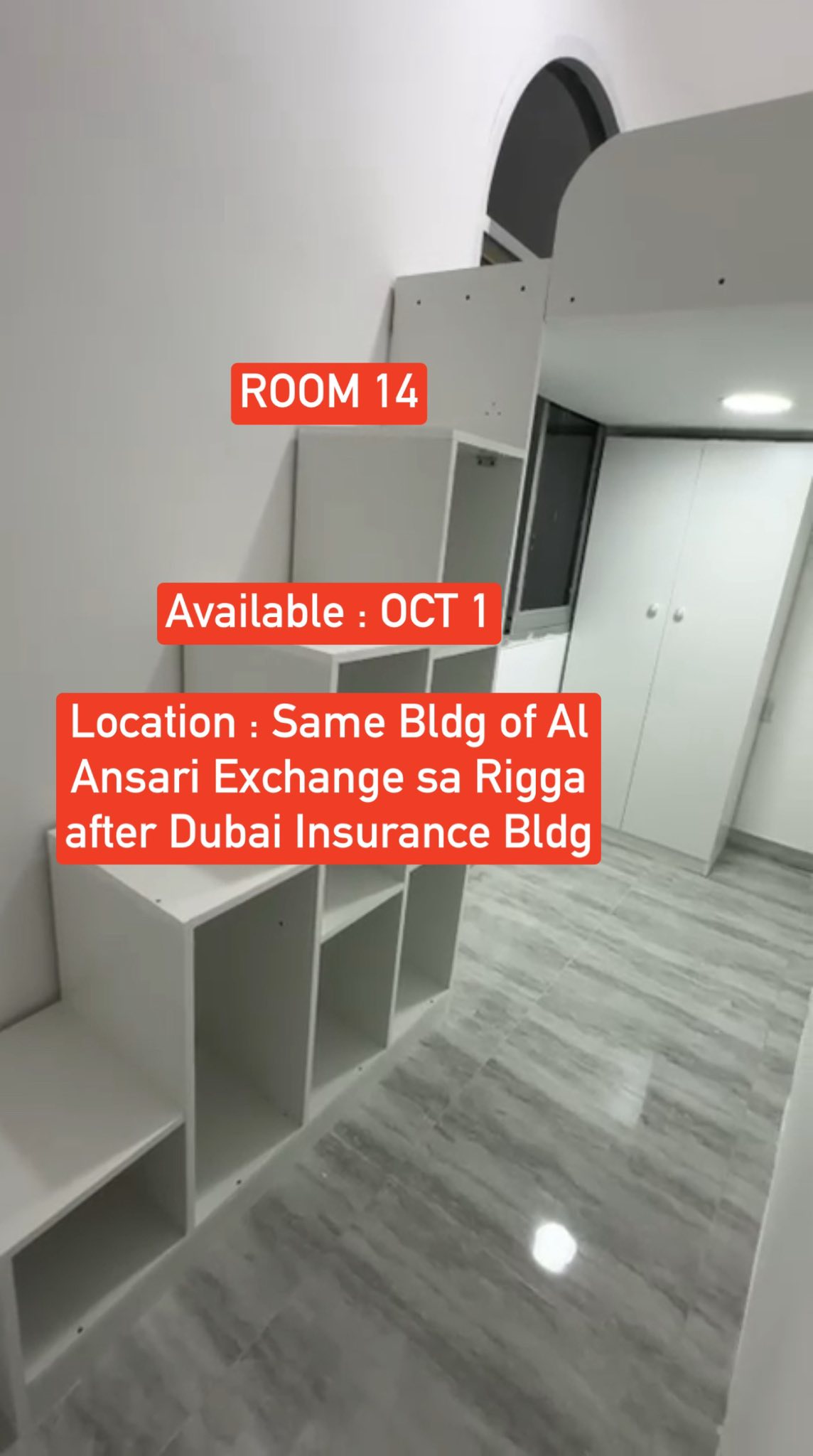Al Rigga Dubai Partitions, Kabayan for Rent | Dubai
