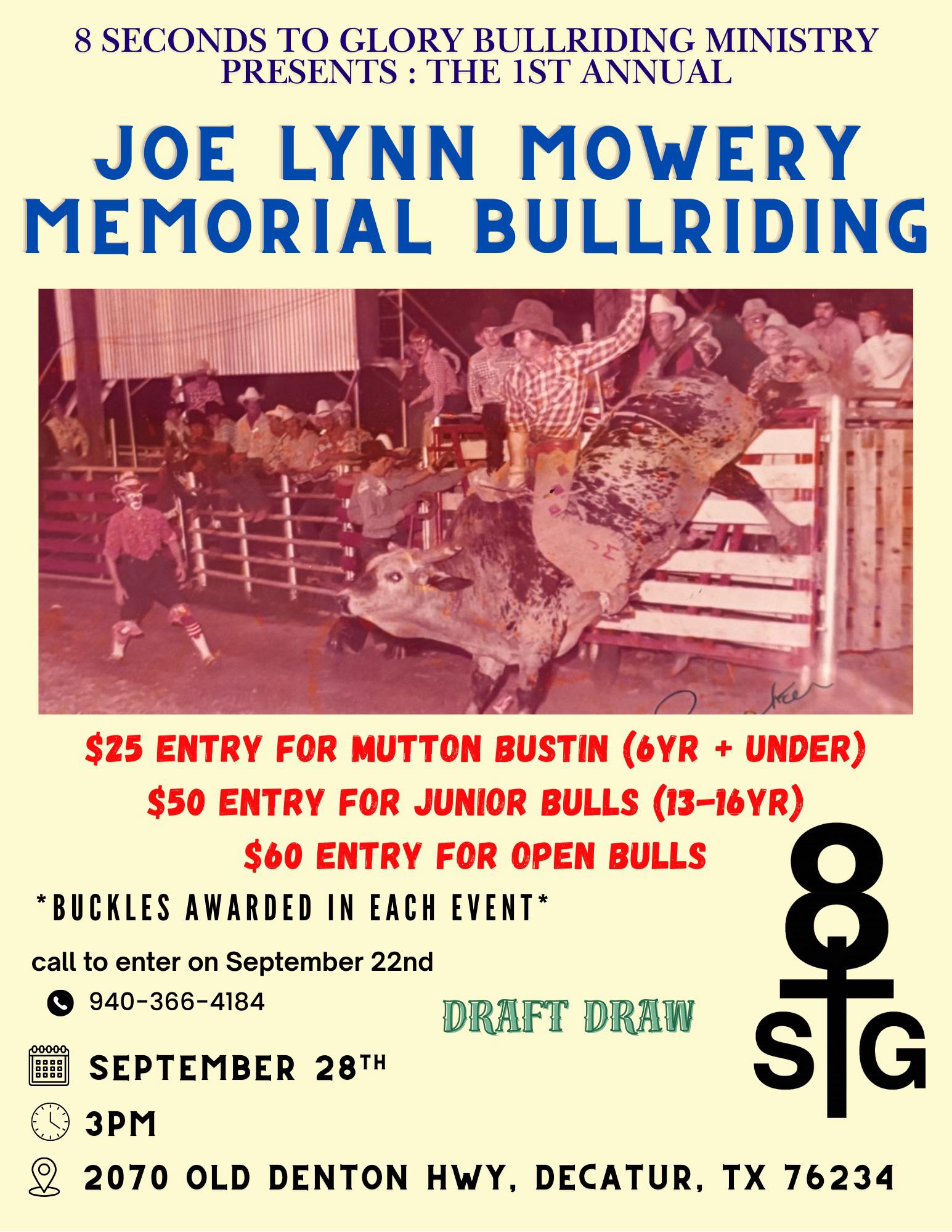 8 Seconds to Glory Bull Riding Ministry | Decatur TX