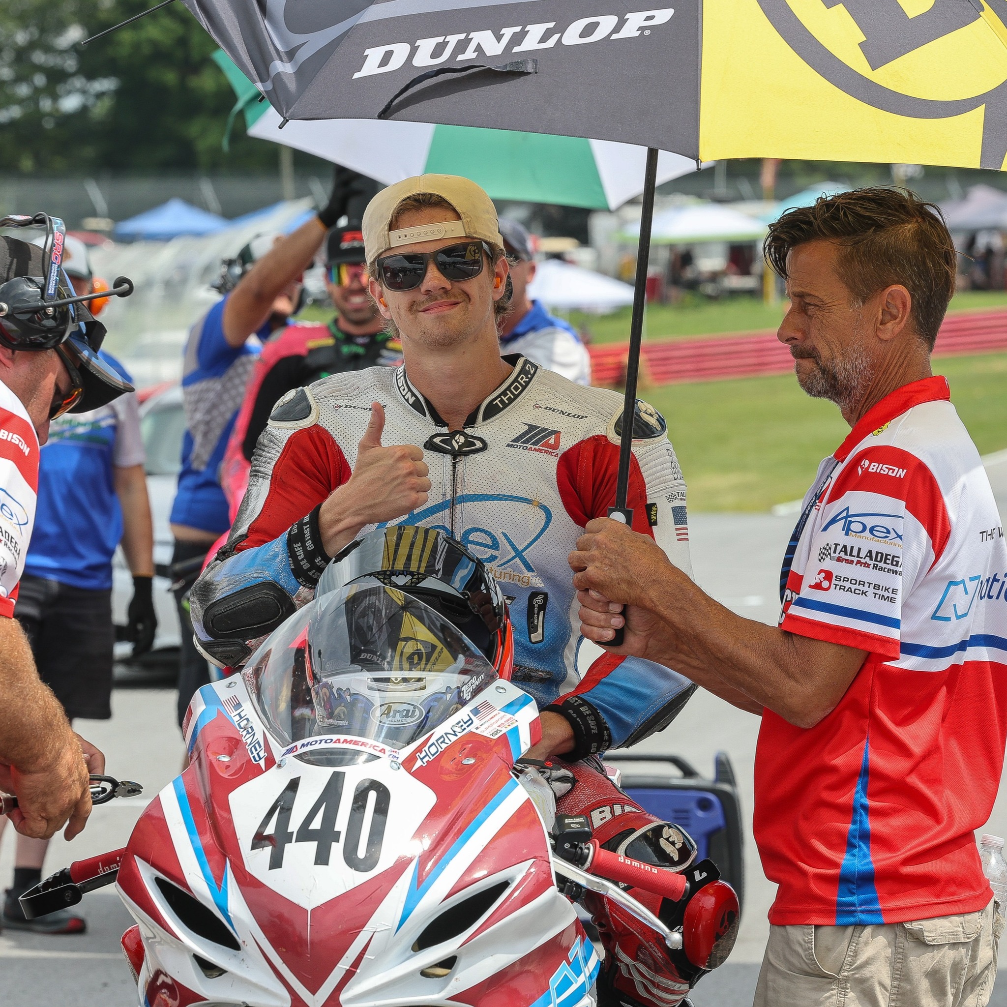あ It's all smiles on the grid 📸 #superbike #supersport #racing