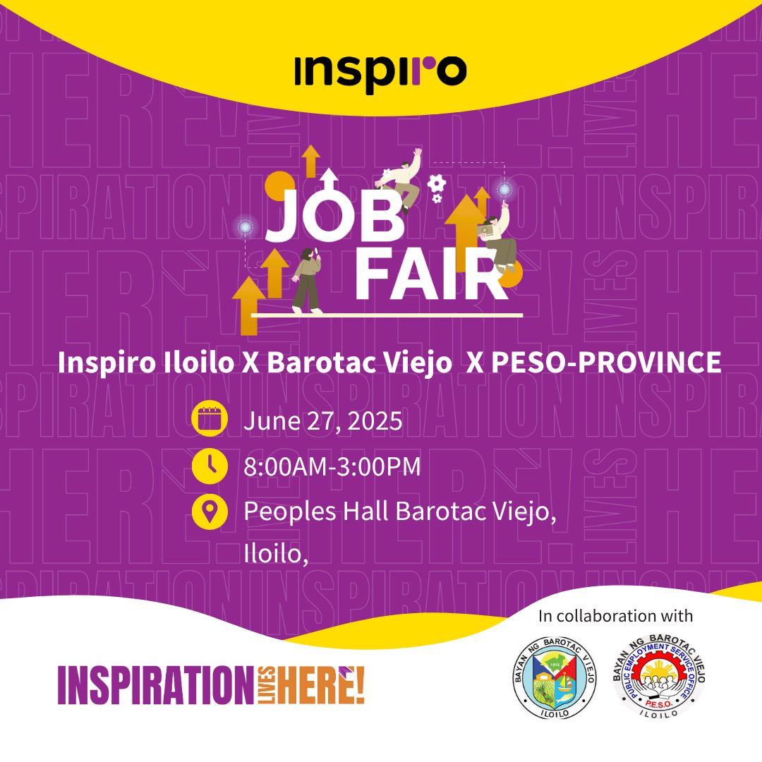 Inspiro - 🎉 PESO Job Fair 2025 – We’re Hiring! 🎉 In celebration of the ...