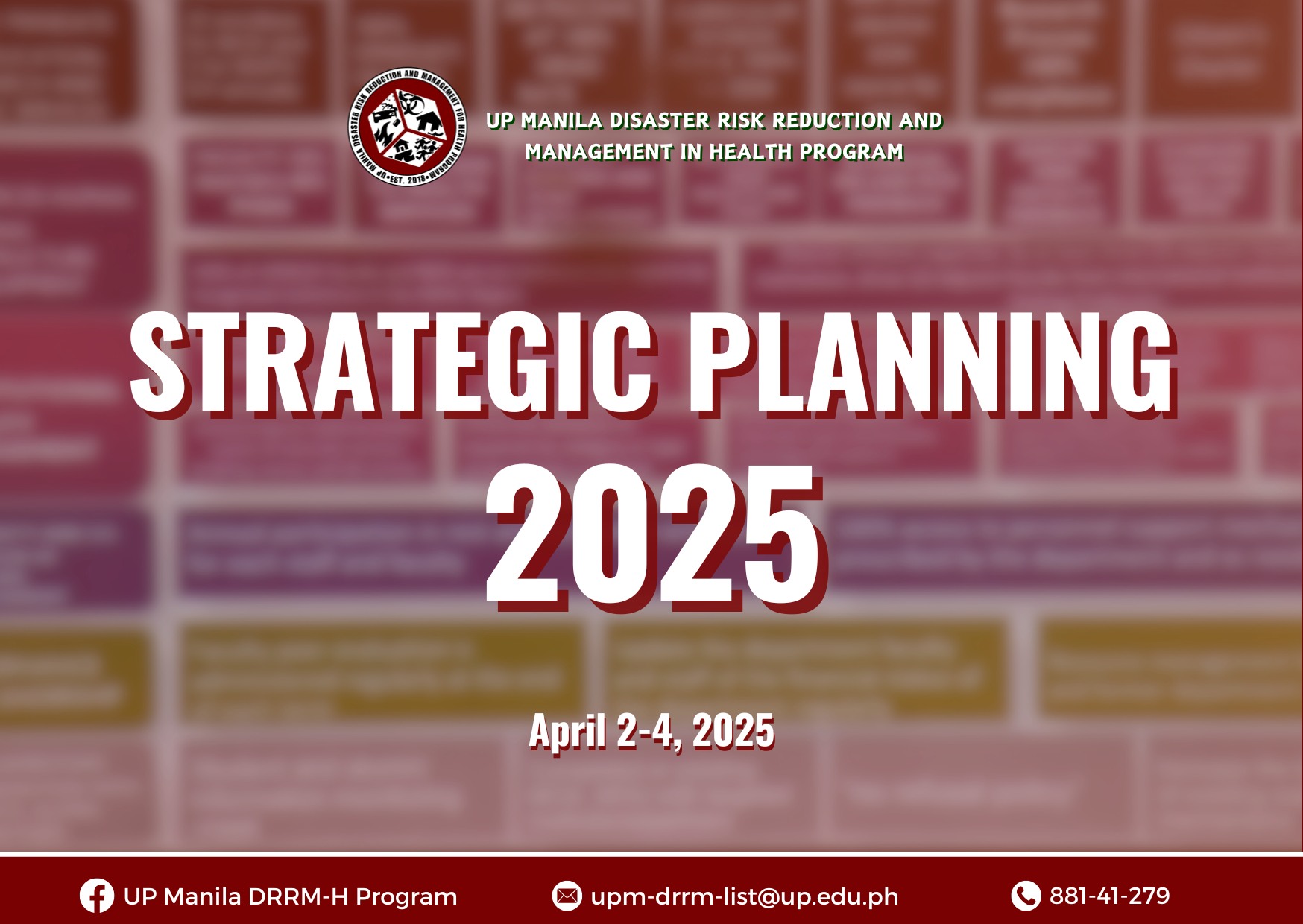 The UP Manila Disaster Risk... - UP Manila DRRM - H Program | Facebook
